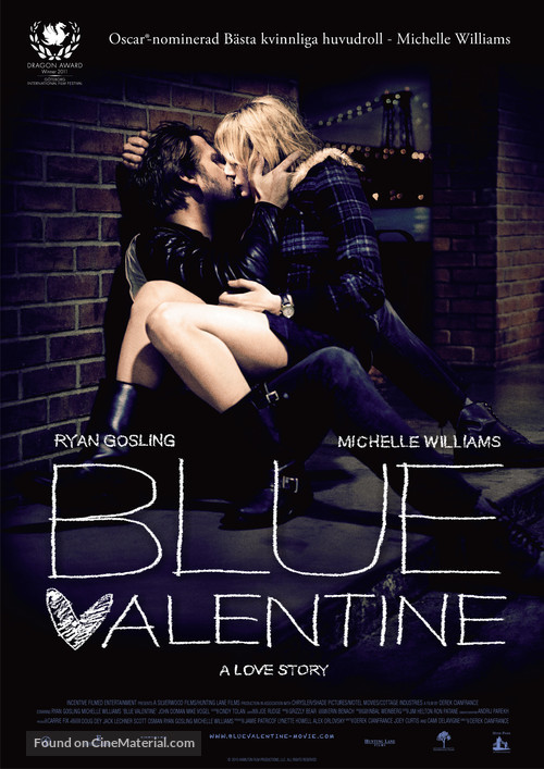 Blue Valentine - Swedish Movie Poster