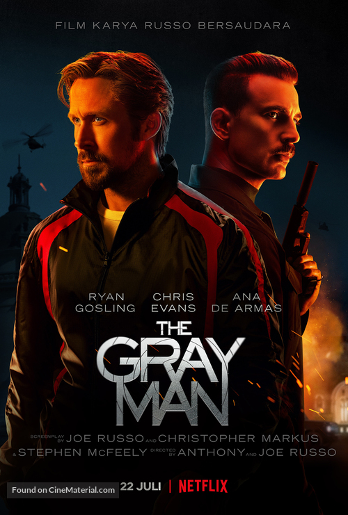 The Gray Man - Indonesian Movie Poster