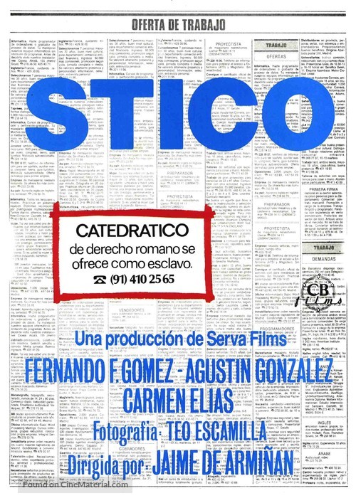 Stico - Spanish Movie Poster