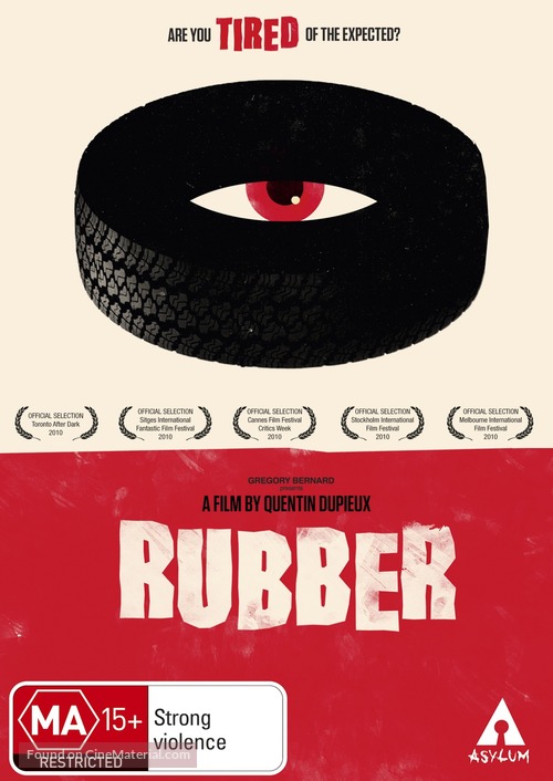 Rubber - Australian DVD movie cover