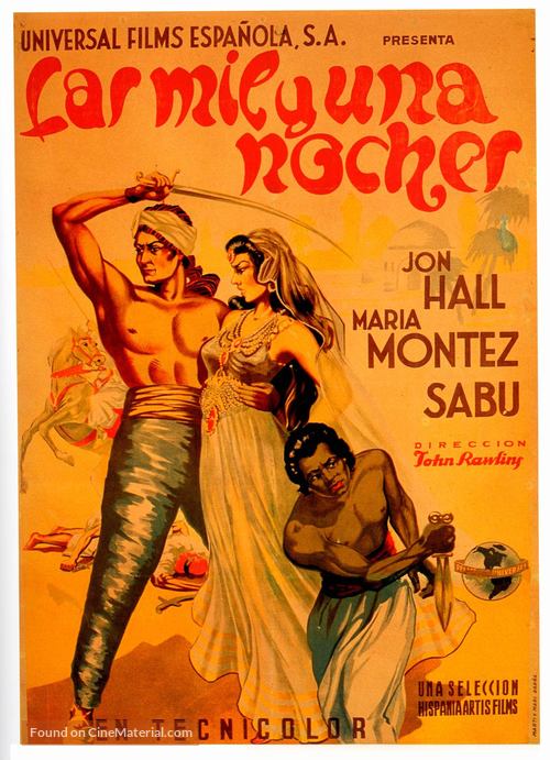 Arabian Nights - Spanish Movie Poster