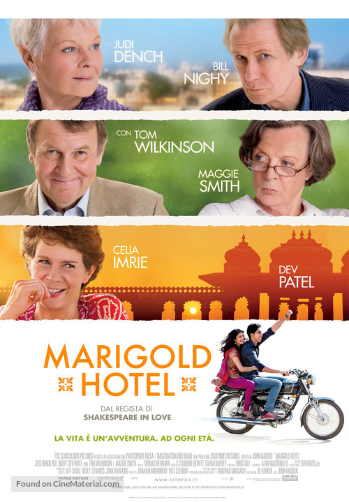 The Best Exotic Marigold Hotel - Italian Movie Poster