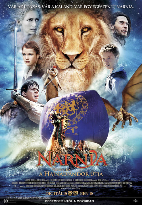 The Chronicles of Narnia: The Voyage of the Dawn Treader - Hungarian Movie Poster