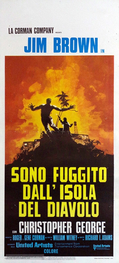 I Escaped from Devil&#039;s Island - Italian Movie Poster