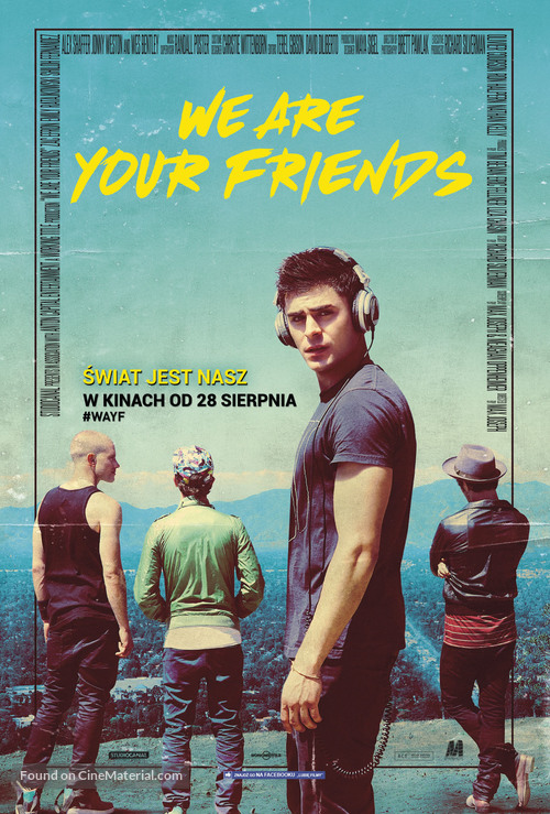We Are Your Friends - Polish Movie Poster