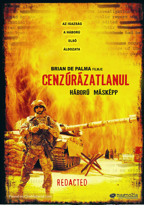 Redacted - Hungarian Movie Cover