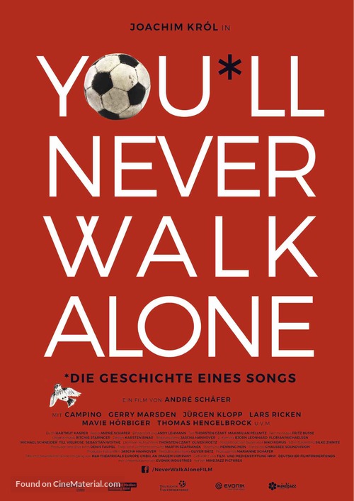 You&#039;ll Never Walk Alone - German Movie Poster