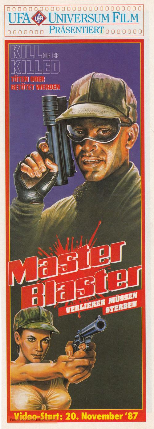 Masterblaster - German Video release movie poster