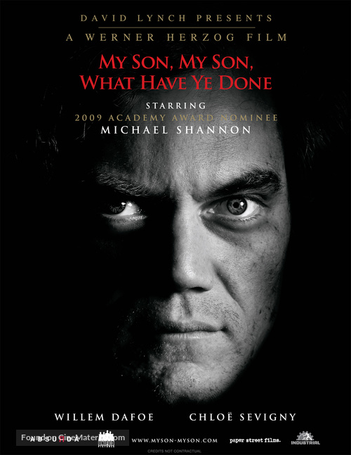 My Son, My Son, What Have Ye Done - Movie Poster