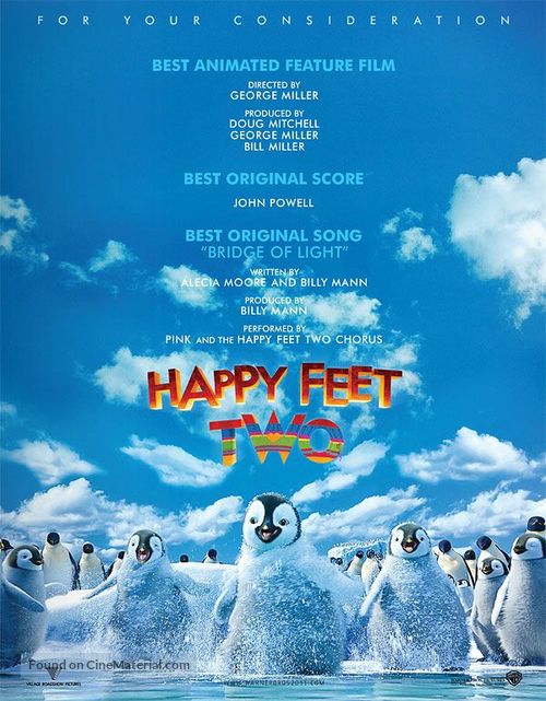 Happy Feet Two - For your consideration movie poster
