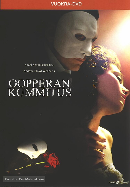 The Phantom Of The Opera - Finnish DVD movie cover