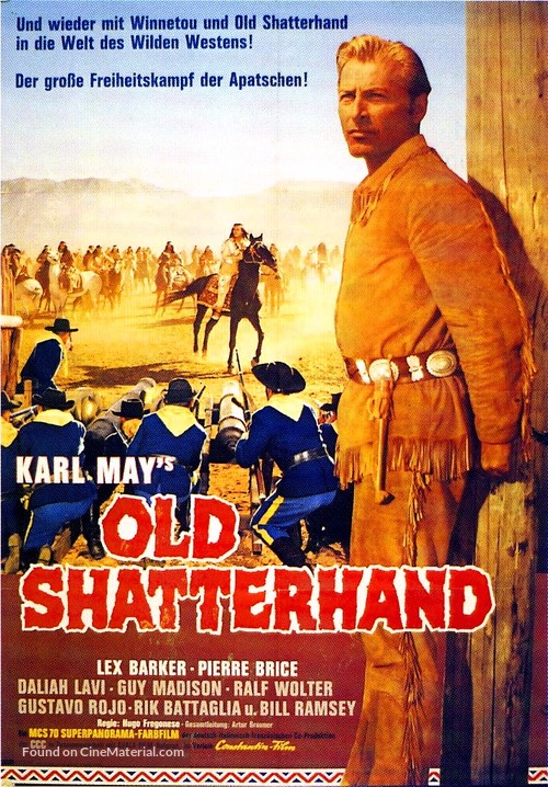 Old Shatterhand - German Movie Poster