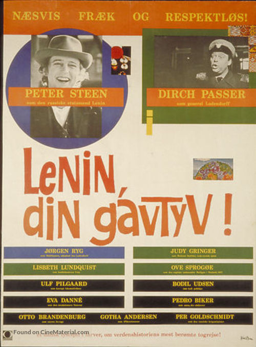 Lenin, din gavtyv - Danish Movie Poster