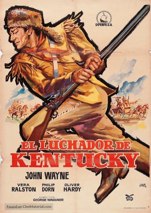 The Fighting Kentuckian - Spanish Movie Poster