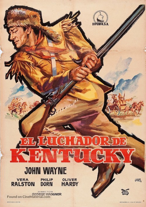 The Fighting Kentuckian - Spanish Movie Poster