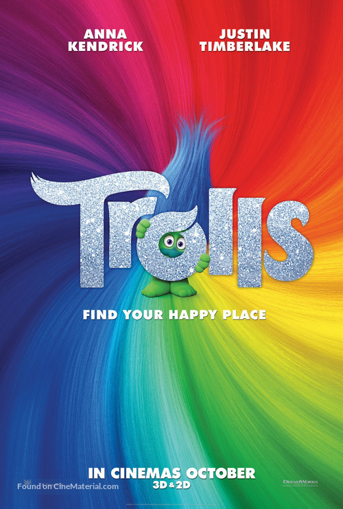 Trolls - British Movie Poster