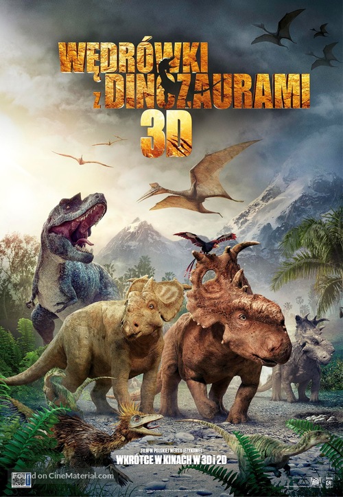Walking with Dinosaurs 3D - Polish Movie Poster
