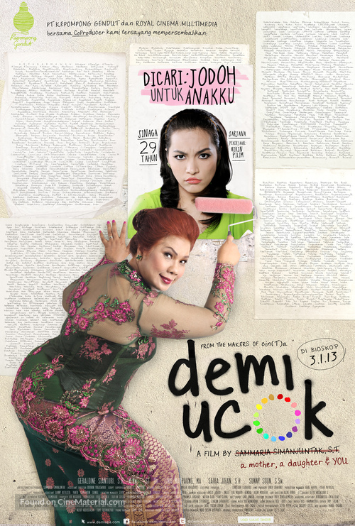 Demi Ucok - Indonesian Movie Poster