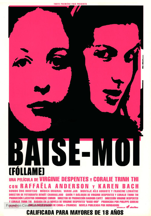 Baise-moi - Spanish Movie Poster