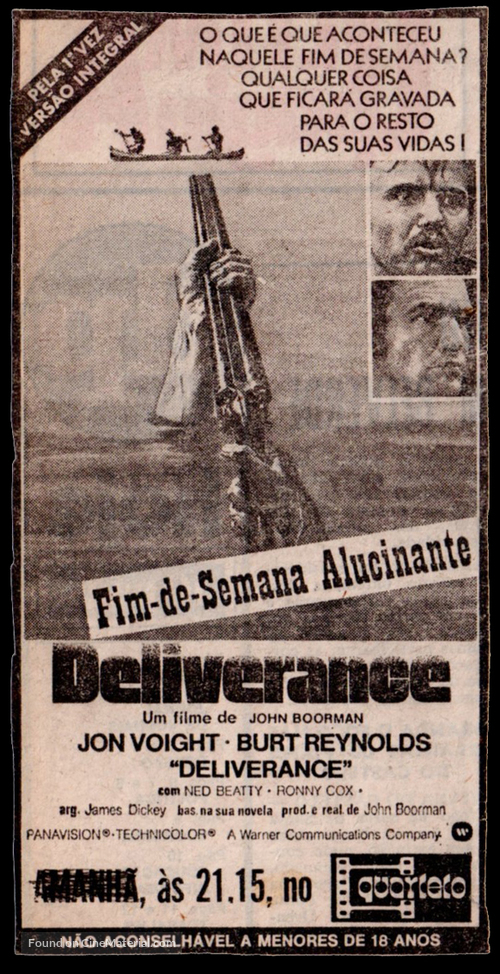 Deliverance - Portuguese poster