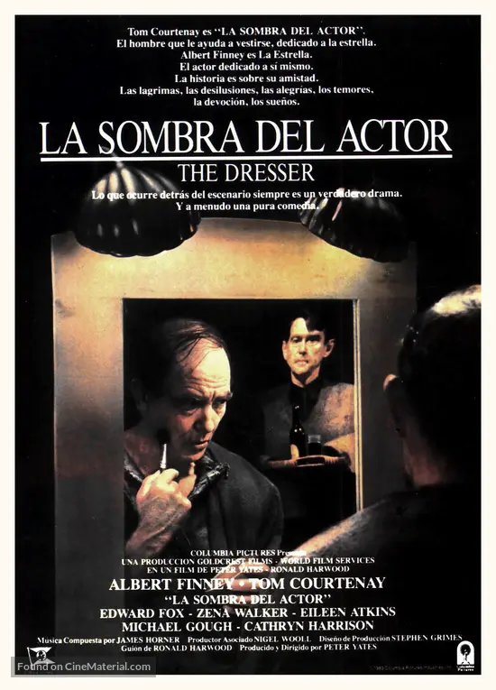 The Dresser - Spanish Movie Poster