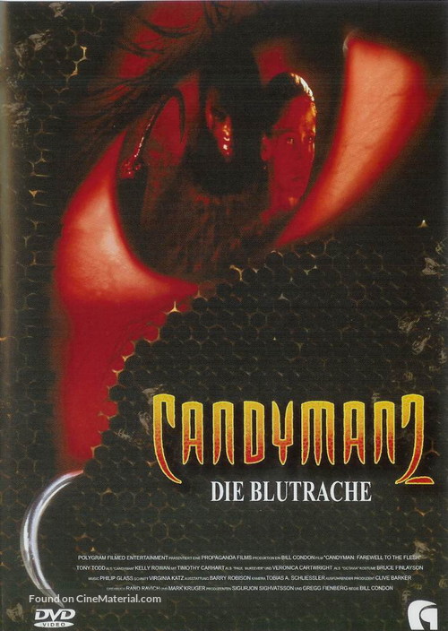 Candyman: Farewell to the Flesh - Swiss DVD movie cover