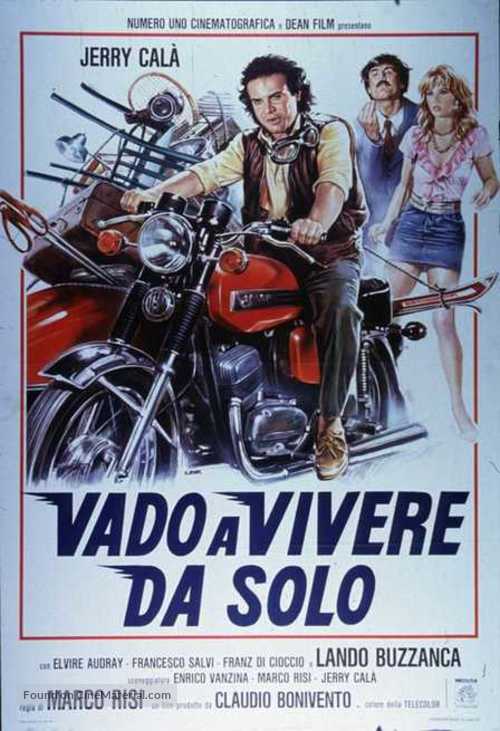 Vado a vivere da solo - Italian Movie Poster