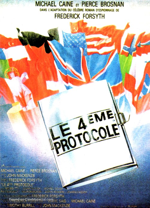 The Fourth Protocol - French Movie Poster