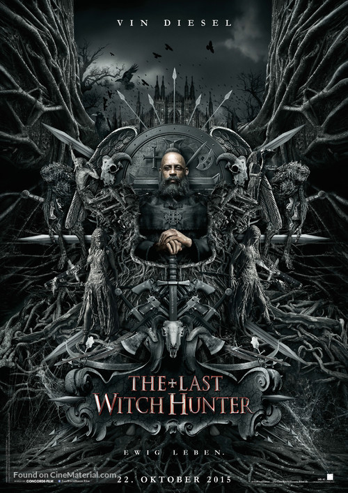 The Last Witch Hunter - German Movie Poster