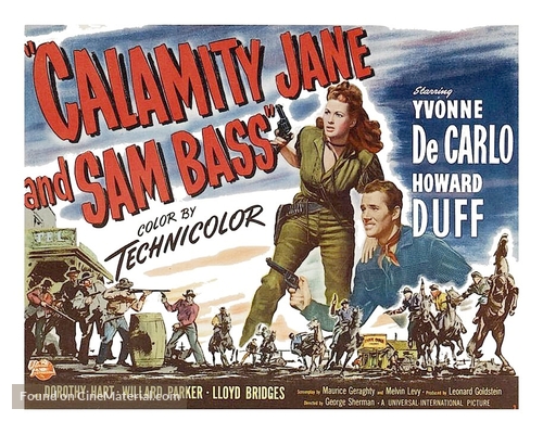 Calamity Jane and Sam Bass - Movie Poster