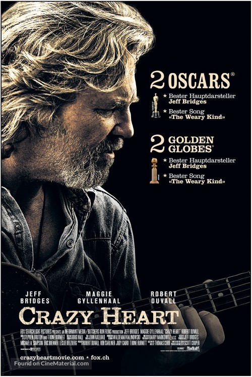 Crazy Heart - Swiss Movie Poster