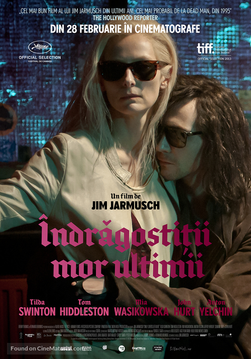 Only Lovers Left Alive - Romanian Movie Poster