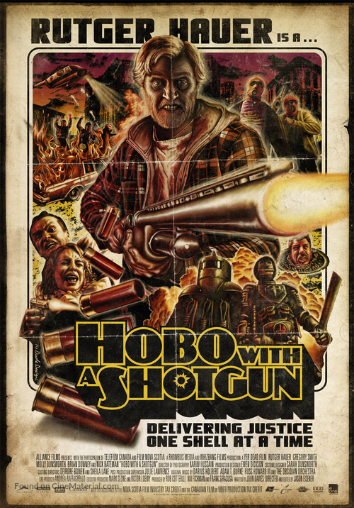 Hobo with a Shotgun - Dutch Movie Poster