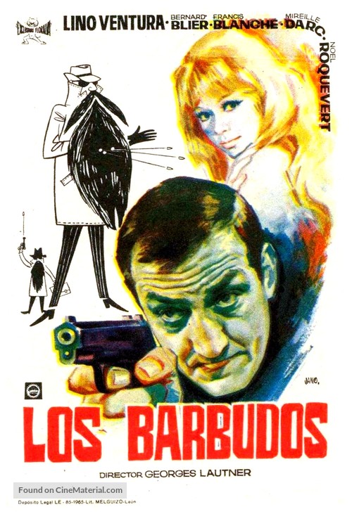 Les Barbouzes - Spanish Movie Poster