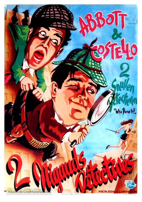 Who Done It? - French Movie Poster