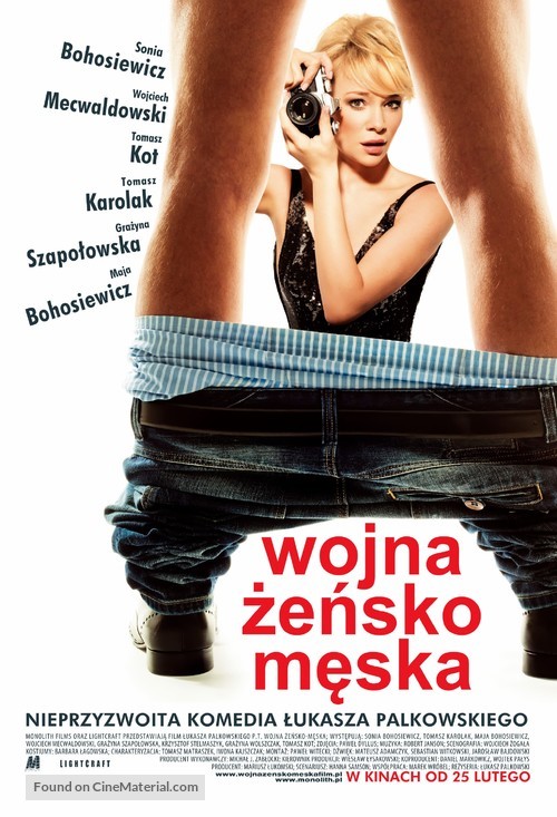 Wojna zensko-meska - Polish Movie Poster