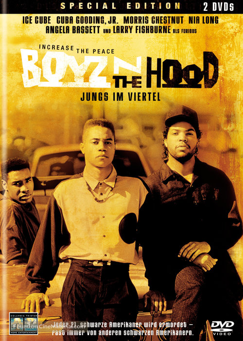 Boyz N The Hood - German DVD movie cover