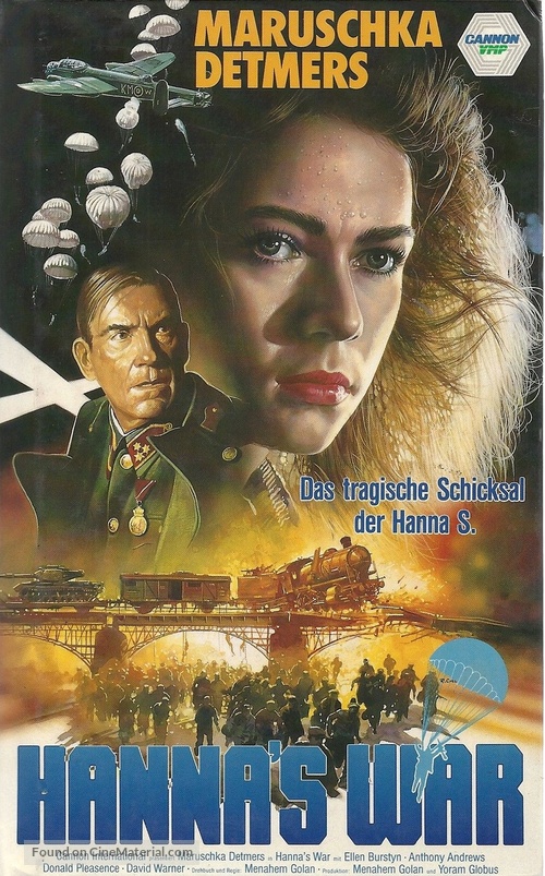 Hanna&#039;s War - German VHS movie cover