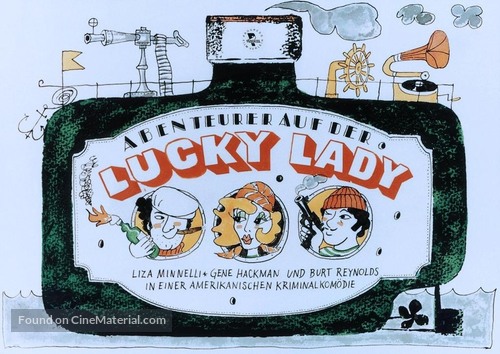 Lucky Lady - German Movie Poster