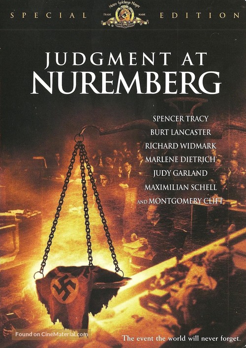 Judgment at Nuremberg - DVD movie cover