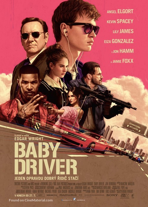 Baby Driver - Czech Movie Poster