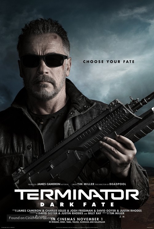 Terminator: Dark Fate - Indian Movie Poster