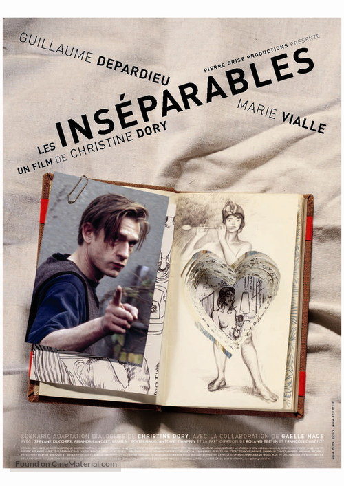 Les ins&eacute;parables - French Movie Poster