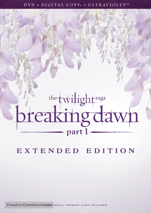 The Twilight Saga: Breaking Dawn - Part 1 - DVD movie cover