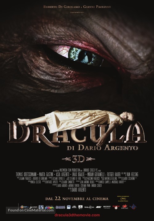 Dracula 3D - Italian Movie Poster