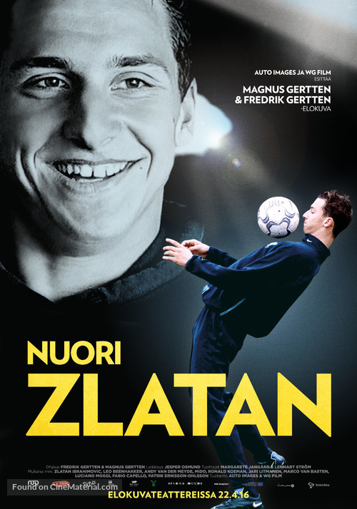 Den unge Zlatan - Finnish Movie Poster