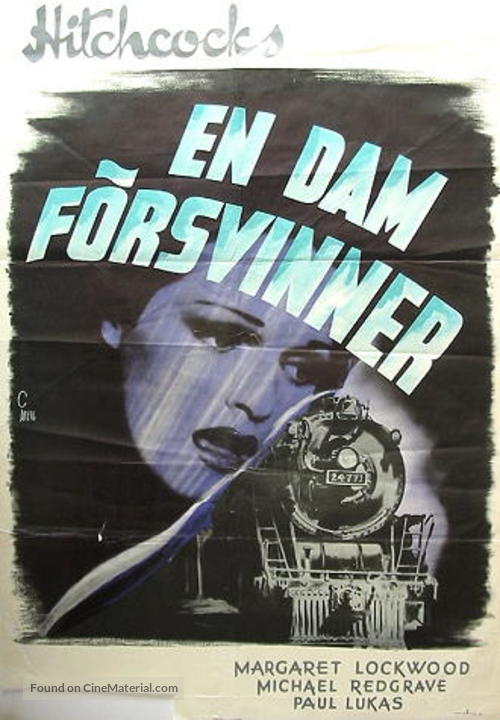 The Lady Vanishes - Swedish Movie Poster