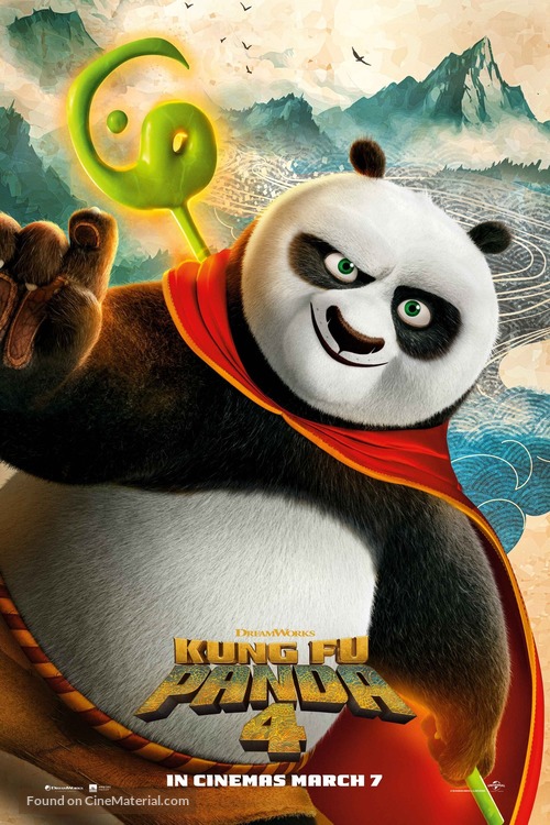 Kung Fu Panda 4 - British Movie Poster