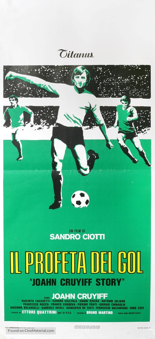 Il profeta del gol - Italian Movie Poster