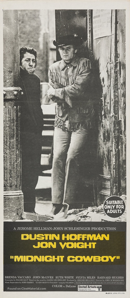 Midnight Cowboy - Australian Movie Poster